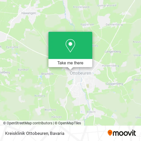 Карта Kreisklinik Ottobeuren