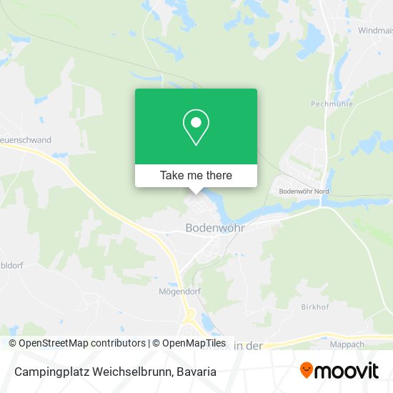 Campingplatz Weichselbrunn map