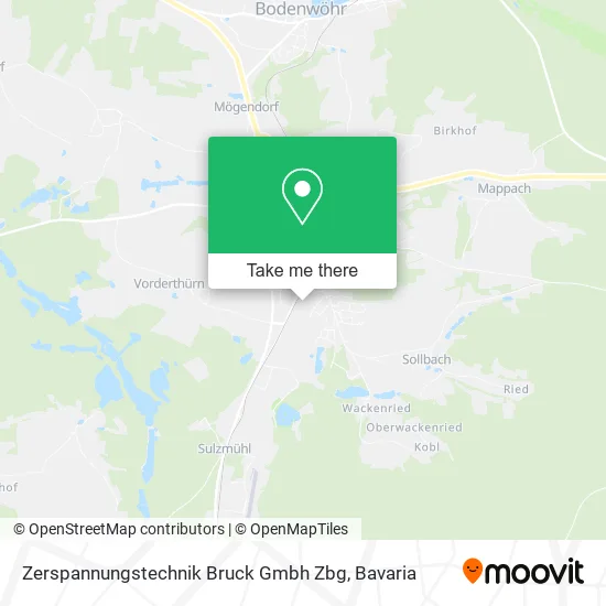 Zerspannungstechnik Bruck Gmbh Zbg map