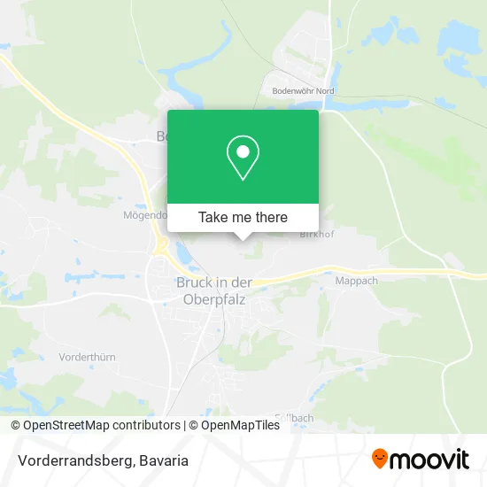 Карта Vorderrandsberg