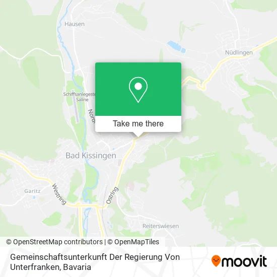 Карта Gemeinschaftsunterkunft Der Regierung Von Unterfranken