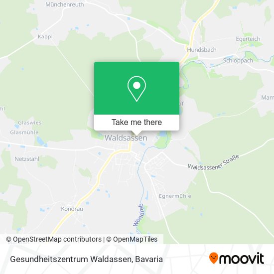 Gesundheitszentrum Waldassen map