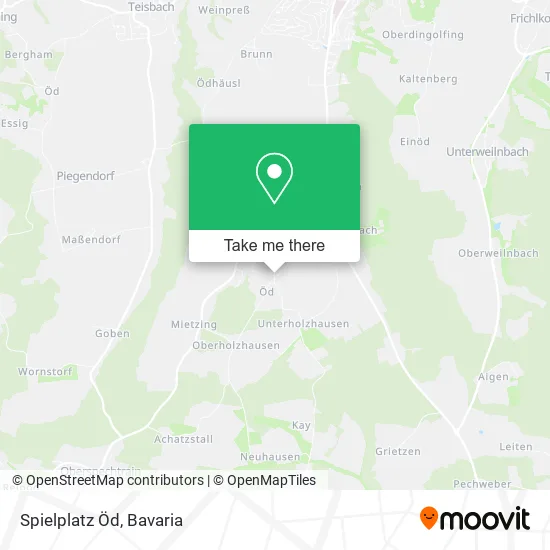 Карта Spielplatz Öd