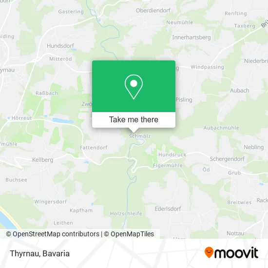 Карта Thyrnau