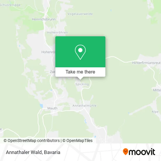 Карта Annathaler Wald