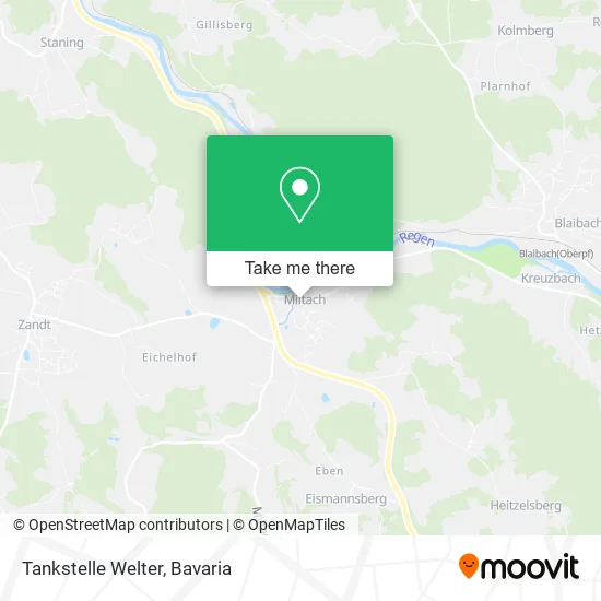 Карта Tankstelle Welter