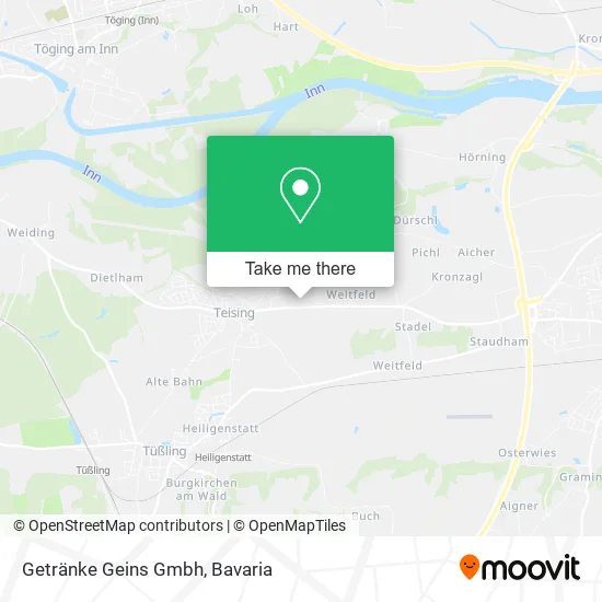 Карта Getränke Geins Gmbh