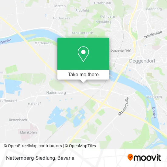 Карта Natternberg-Siedlung