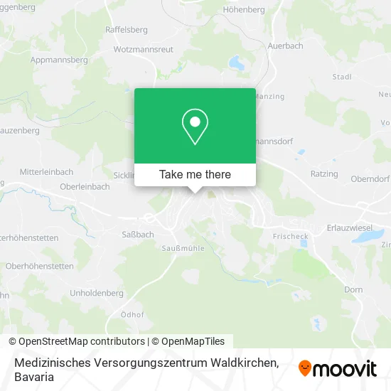 Medizinisches Versorgungszentrum Waldkirchen map