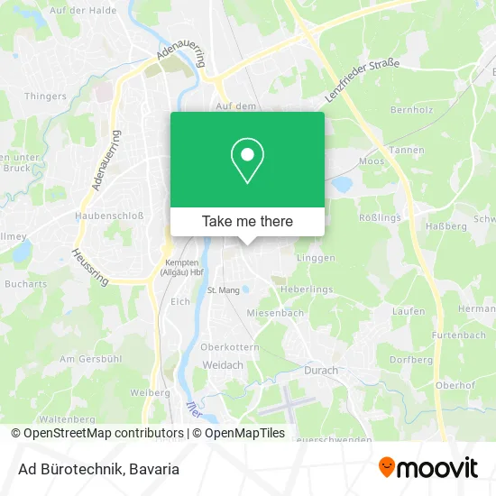 Карта Ad Bürotechnik