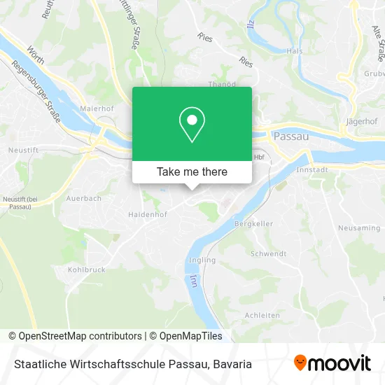 Staatliche Wirtschaftsschule Passau map