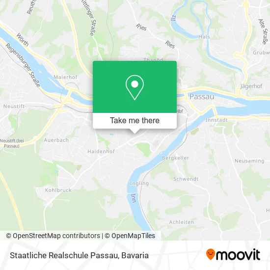 Staatliche Realschule Passau map