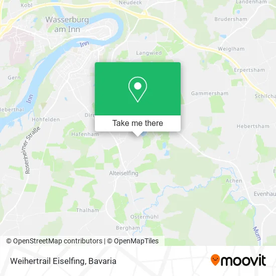 Карта Weihertrail Eiselfing