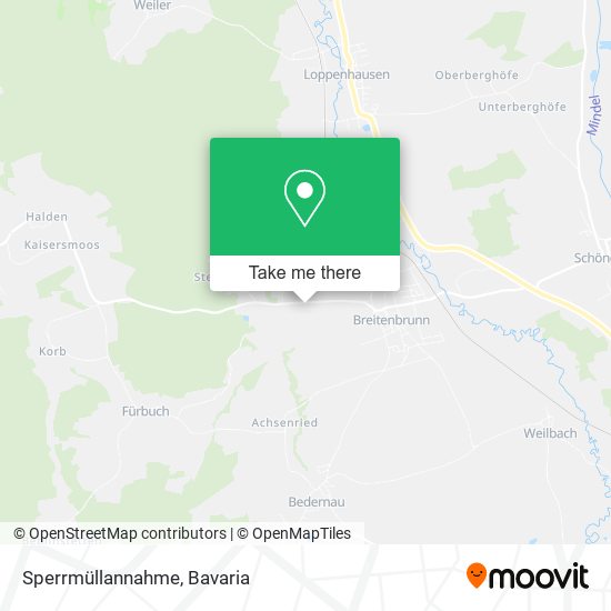 Sperrmüllannahme map