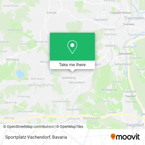 Карта Sportplatz Vachendorf