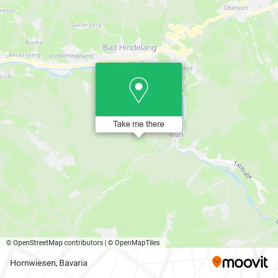 Hornwiesen map