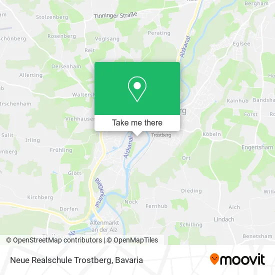 Карта Neue Realschule Trostberg