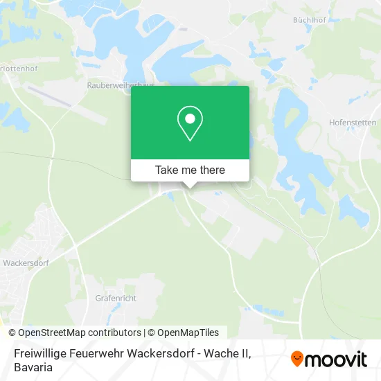 Карта Freiwillige Feuerwehr Wackersdorf - Wache II