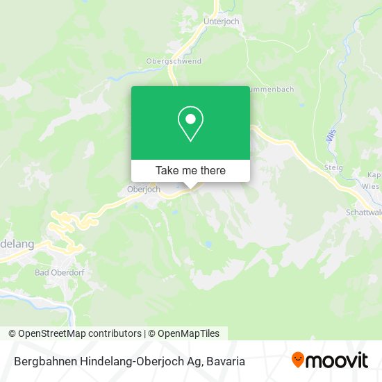 Bergbahnen Hindelang-Oberjoch Ag map