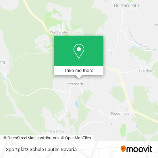 Карта Sportplatz Schule Lauter
