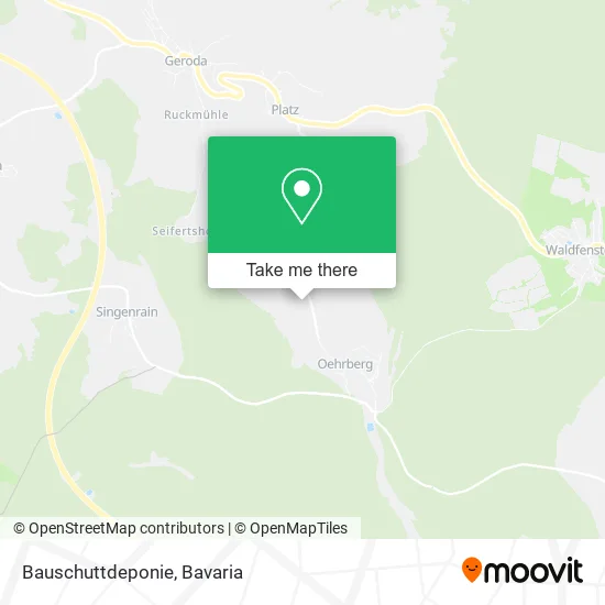 Карта Bauschuttdeponie