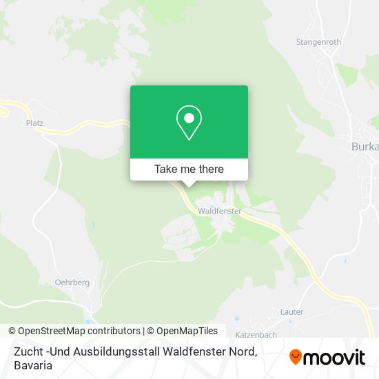 Zucht -Und Ausbildungsstall Waldfenster Nord map