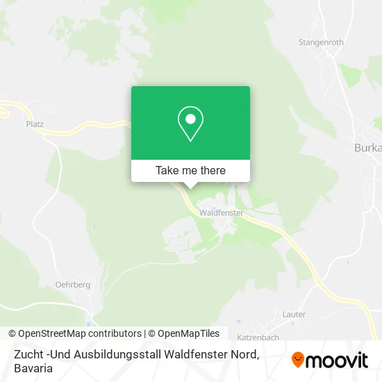 Карта Zucht -Und Ausbildungsstall Waldfenster Nord