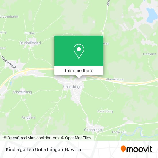 Kindergarten Unterthingau map
