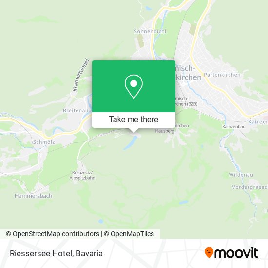 Карта Riessersee Hotel