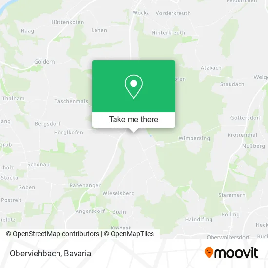 Карта Oberviehbach