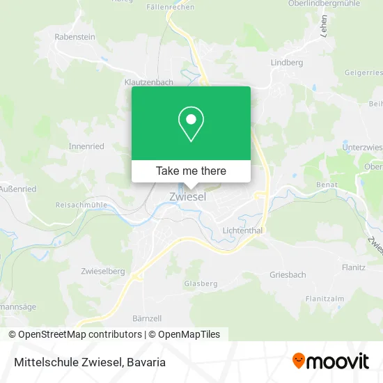 Карта Mittelschule Zwiesel