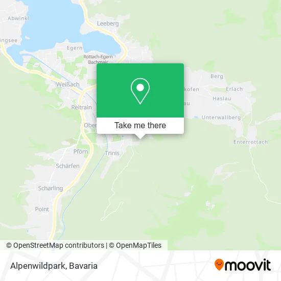Карта Alpenwildpark