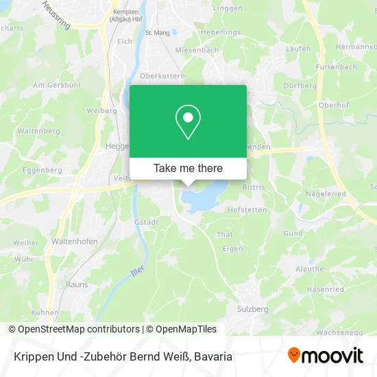 Карта Krippen Und -Zubehör Bernd Weiß