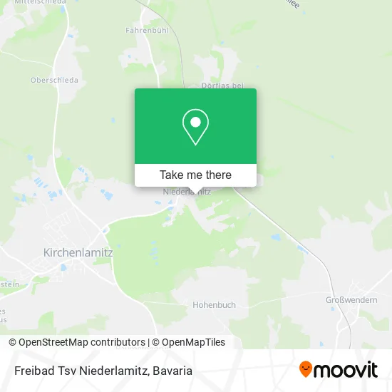 Карта Freibad Tsv Niederlamitz