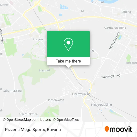 Карта Pizzeria Mega Sports