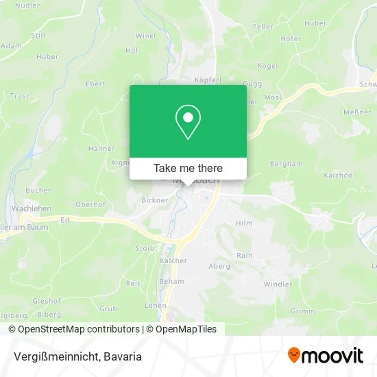 Карта Vergißmeinnicht