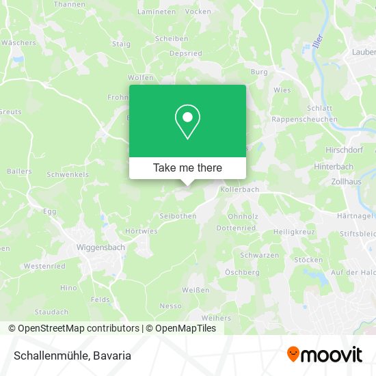 Schallenmühle map
