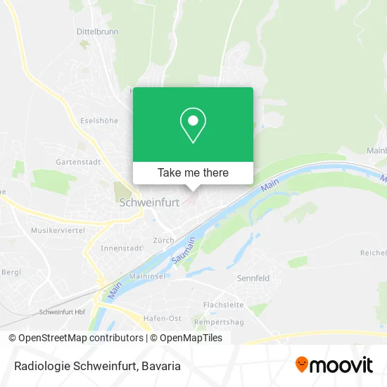 Radiologie Schweinfurt map