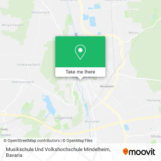 Карта Musikschule Und Volkshochschule Mindelheim