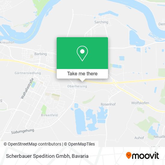 Scherbauer Spedition Gmbh map
