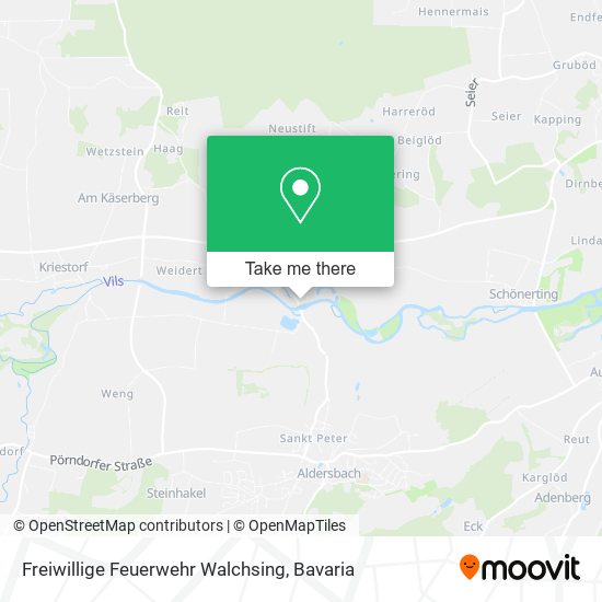 Freiwillige Feuerwehr Walchsing map