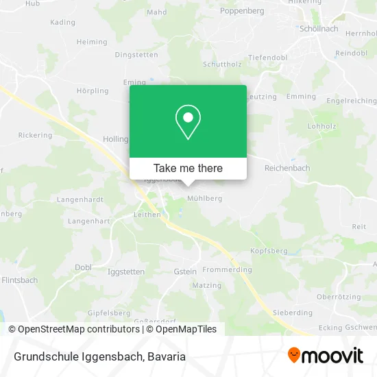 Карта Grundschule Iggensbach