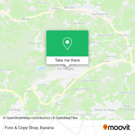 Карта Foto & Copy Shop
