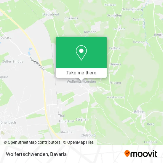 Карта Wolfertschwenden