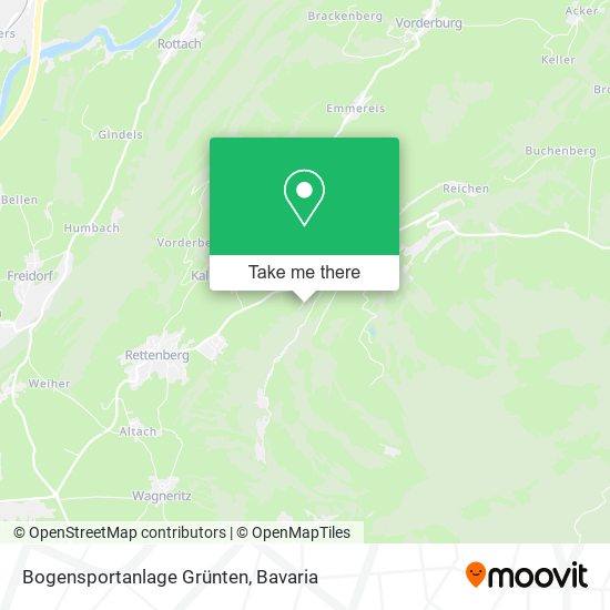 Bogensportanlage Grünten map