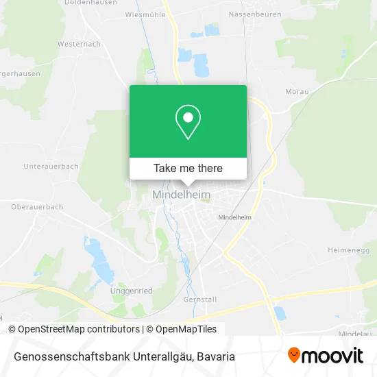 Карта Genossenschaftsbank Unterallgäu