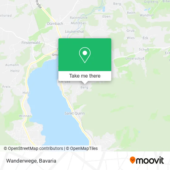 Карта Wanderwege