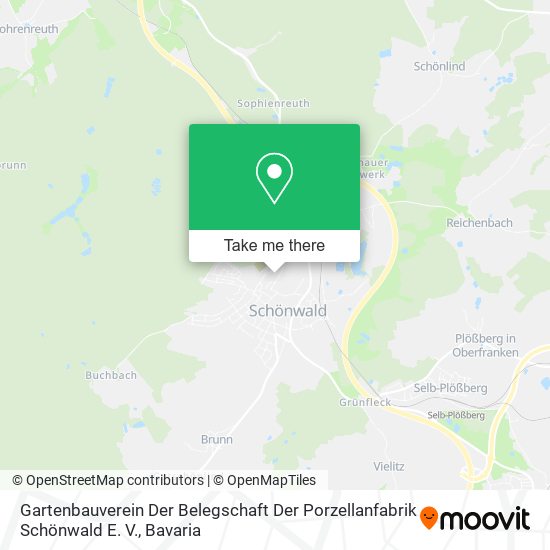 Gartenbauverein Der Belegschaft Der Porzellanfabrik Schönwald E. V. map