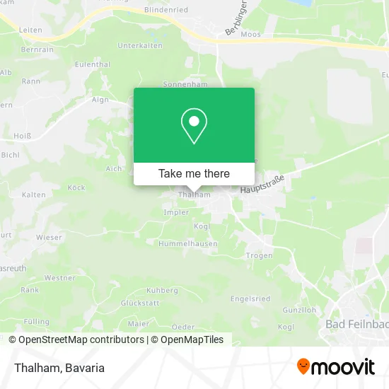 Карта Thalham