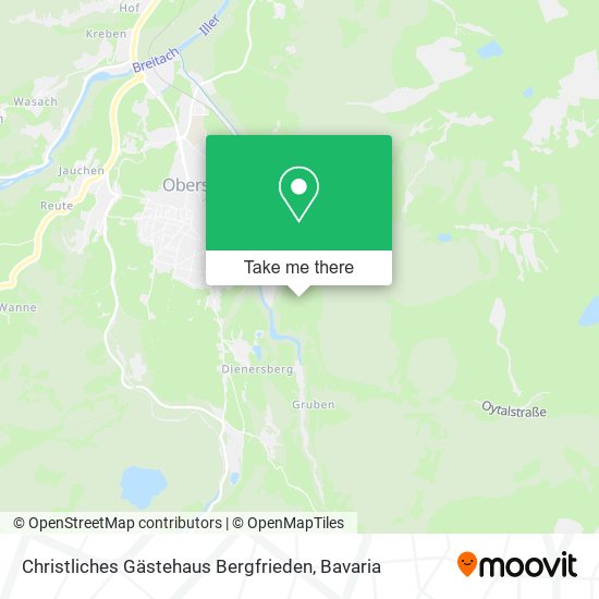 Christliches Gästehaus Bergfrieden map